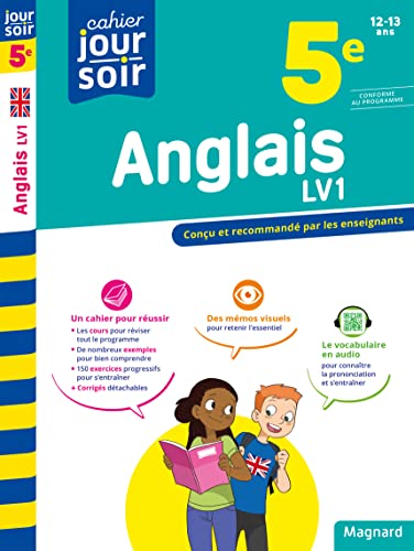 Anglais 5e LV1 - Cahier Jour Soir: Conçu et recommandé par les enseignants