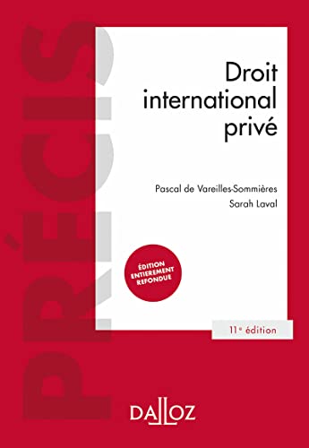 Droit international privé 11ed von DALLOZ