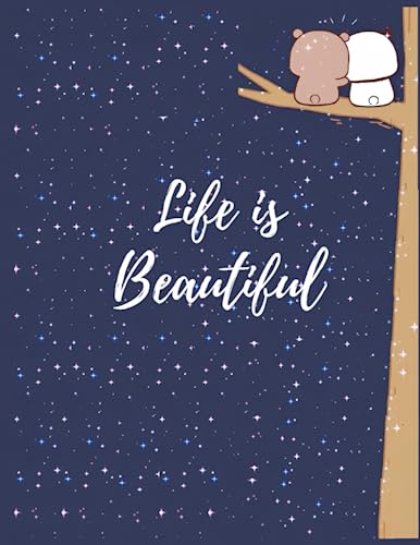 Bubu Dudu Cute Notebooks: 8.5*11 inch 200 lined pages notebook