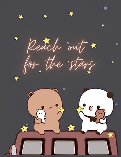 Bubu Dudu Cute Notebooks: 8.5*11 inch 200 lined pages notebook