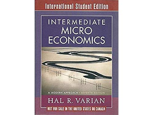 Intermediate Microeconomics. A Modern Approach (International Student Edition)