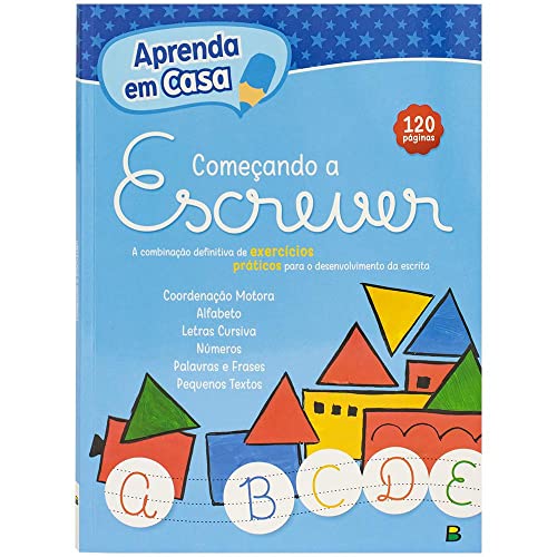 Aprendendo a Escrever - Capa Azul (Em Portuguese do Brasil)