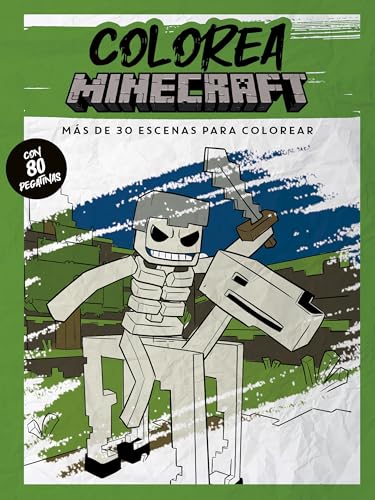 Colorea Minecraft: Más de 30 escenas para colorear con pegatinas Colorea Minecraft: Más de 30 escenas para colorear con pegatinas von Planeta Junior