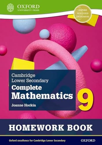 NEW Cambridge Lower Secondary Complete Mathematics 9: Homework Book - Pack of 15 (Second Edition) (CAIE COMPLETE MATHEMATICS 2ED) von Oxford University Press España, S.A.