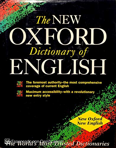 New Oxford Dictionary of English (Oxford Dictionary Of English Third Edition)