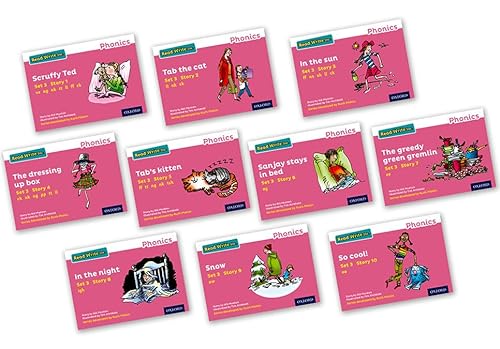 Read Write Inc - Phonics Set 3 Pink Story Books - Colour Pack of 10 (NC READ WRITE INC - PHONICS) von Oxford University Press