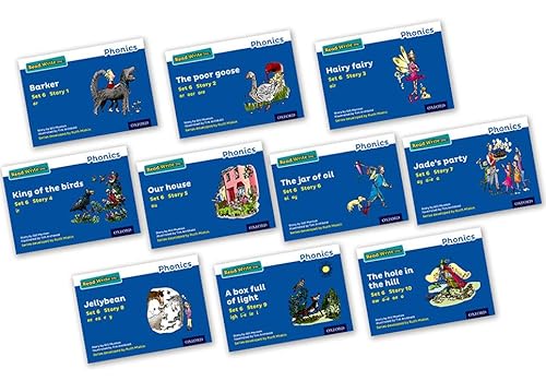 Read Write Inc - Phonics Set 6 Blue Story Books - Colour Pack of 10 (NC READ WRITE INC - PHONICS)