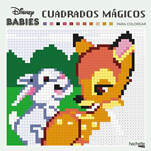 Cuadrados mágicos para colorear - Disney Babies (Hachette HEROES - DISNEY - Colorear) von Hachette