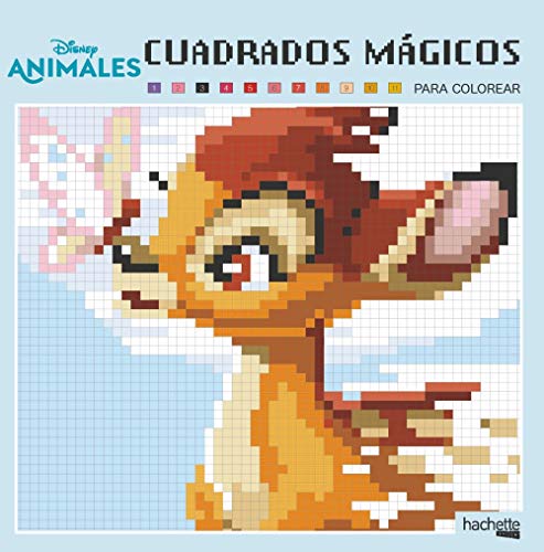 Cuadrados mágicos. Animales Disney (Hachette HEROES - DISNEY - Colorear)