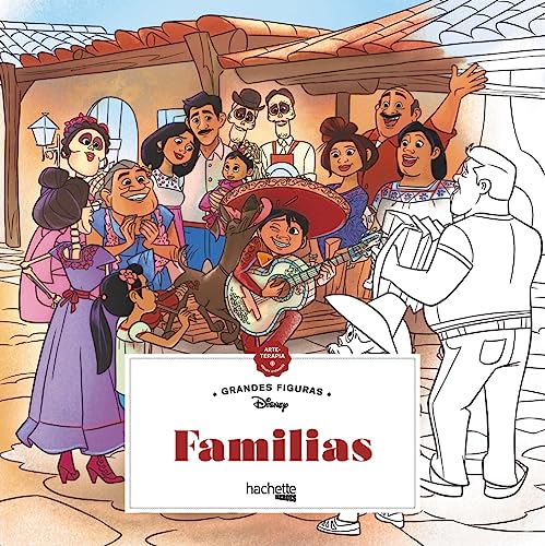 Familias Disney (Hachette HEROES - DISNEY - Arteterapia) von Hachette