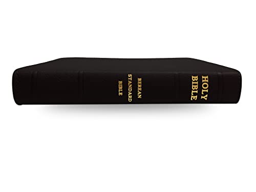 Holy Bible: Berean Standard Bible Black Calf Grain, Bonded Leather