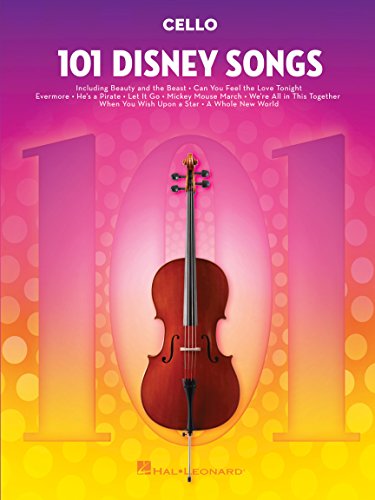 101 Disney Songs -For Cello-: Noten, Sammelband für Cello (VIOLONCELLE) 101 Disney Songs -For Cello-: Noten, Sammelband für Cello (VIOLONCELLE) von Walt Disney