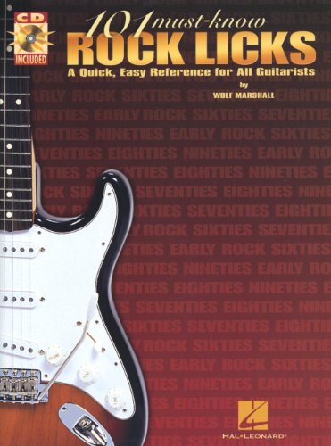 101 Must-Know Rock Licks (Book & CD): Noten, Lehrmaterial, Tabulatur, Bundle, CD für Gitarre von HAL LEONARD