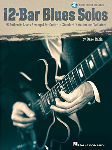 12-Bar Blues Solos (TAB Book & CD): Noten, CD: 25 Authentic Leads Arranged for Guitar in Standard Notation And Tablature von Music Sales