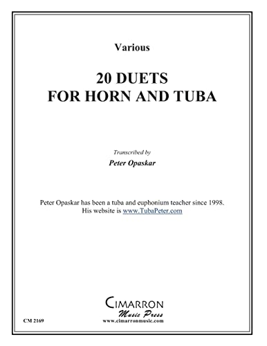 20 Duets for Horn and Tuba von Createspace Independent Publishing Platform
