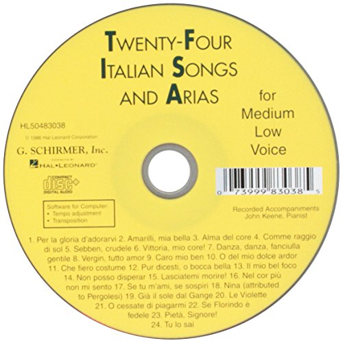 24 Italian Songs and Arias of the 17th and 18th Centuries