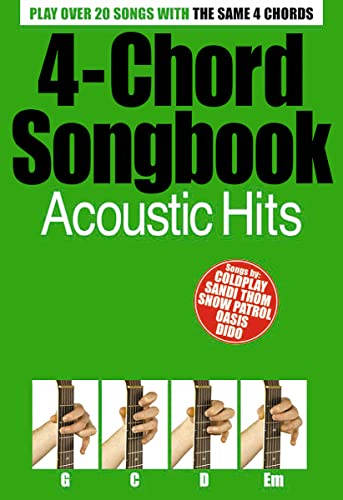 4-Chord Songbook Acoustic Hits. Gesang Solo.