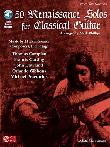 50 Renaissance Solos For Classical Guitar: Noten, Sammelband für Gitarre (Book & CD)