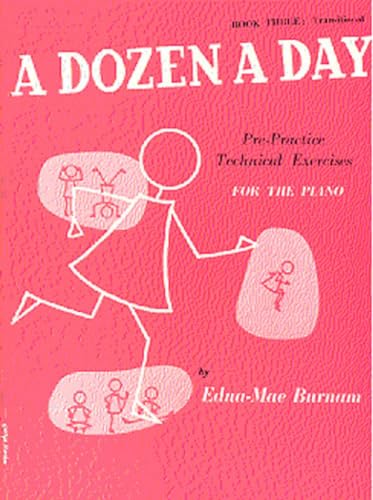 A Dozen A Day - Book 3: Transitional: Noten, Lehrmaterial für Klavier von Willis Music