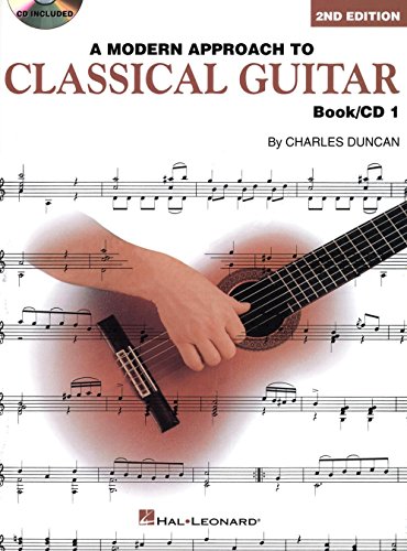 Modern Approach To Classical Guitar Book 1 (Book / CD): Noten, Lehrmaterial, CD für Gitarre: Book 1 (Book/Online Audio) von Hal Leonard