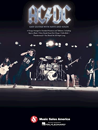 AC/DC: Easy Guitar With Riffs And Solos: Lehrmaterial, Songbook für Gitarre AC/DC: Easy Guitar With Riffs And Solos: Lehrmaterial, Songbook für Gitarre