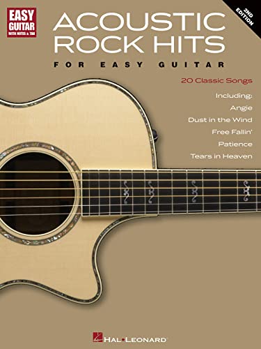 Acoustic Rock Hits For Easy Guitar - Second Edition: Songbook für Gitarre (Hal Leonard)