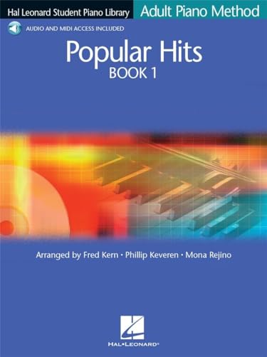 Adult Piano Method - Popular Hits Book 1 (Book & Online Audio): Noten, E-Bundle, Download (Audio), Sammelband für Klavier (Hal Leonard Student Piano ... Leonard Student Piano Library Adult Method
