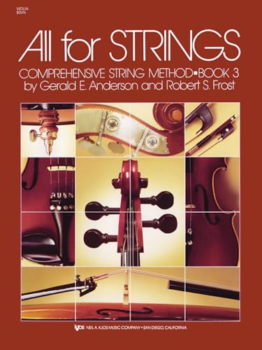 All For Strings Book 3 Violin Ens von KJOS