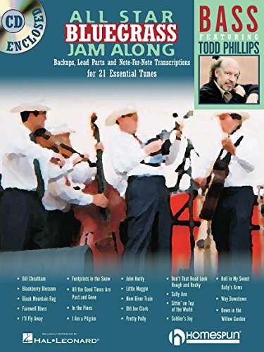 All Star Bluegrass Jam Along Bass Db Book/Cd von Homespun