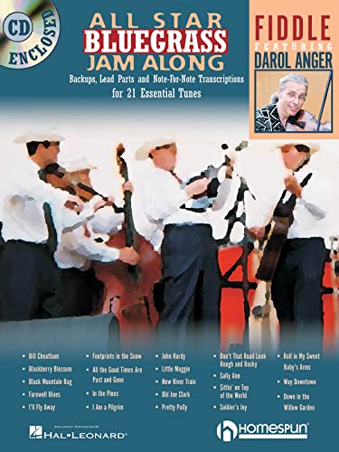 All Star Bluegrass Jam Along Fiddle Vln Book/Cd