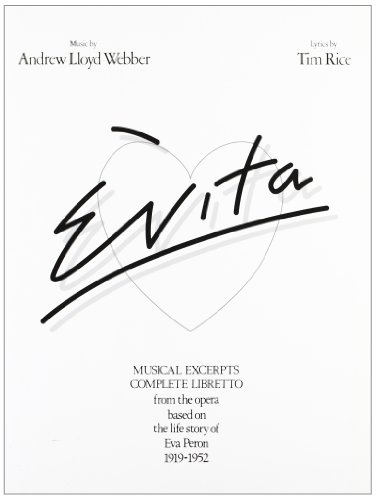 Andrew Lloyd Webber Evita Vocal Selections Pvg