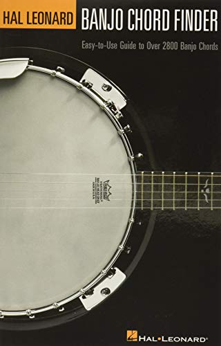 HAL LEONARD BANJO CHORD FINDER 6 x 9: Noten für Banjo: Easy-To-Use Guide to over 2,800 Banjo Chords