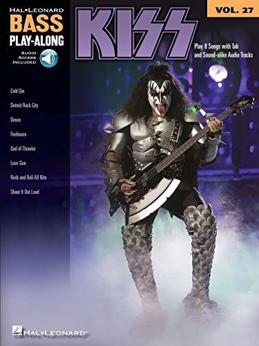 Kiss: Noten, CD, Tabulatur für Bass-Gitarre (Bass Play-along, Band 27): Bass Play-Along Volume 27 (Bass Play-along, 27, Band 27)