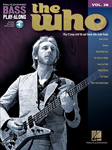 Bass Play-Along Volume 28: The Who: Play-Along, CD für Bass-Gitarre (Bass Play-along, 28, Band 28) von Music Sales