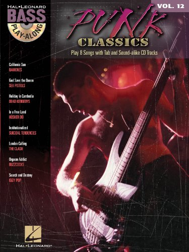 Bass Play-Along Volume 12: Punk Classics: Play-Along, CD für Bass-Gitarre (Bass Play-along, 12, Band 12) von HAL LEONARD