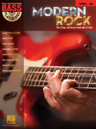 Bass Play-Along Volume 14 Modern Rock Bass Guitar Book/Cd (Hal Leonard Bass Play-Along)