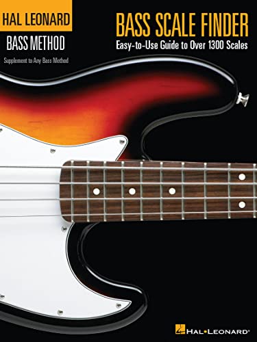Hal Leonard Bass Method Bass Scale Finder 9X12: Lehrmaterial für Bass-Gitarre: Easy-to-use Guide to over 1,300 Scales von HAL LEONARD