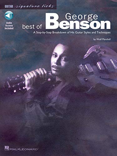 Best Of George Benson Guitar Signature Licks Tab Book/Cd: A Step-By-Step Breakdown of His Guitar Styles and Techniques von Music Sales