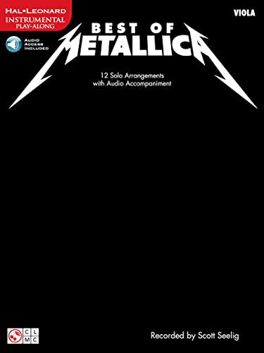 Best Of Metallica Viola Book/Cd (Play Along (Cherry Lane Music)): Instrumental Play-Along