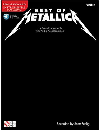 Metallica: Best Of -For Violin-: Noten, CD für Violine: 12 Solo Arrangements With CD Accompaniment