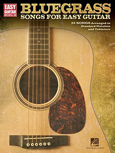 Bluegrass Songs For Easy Guitar: Songbook für Gitarre: Easy Guitar With Notes & Tab