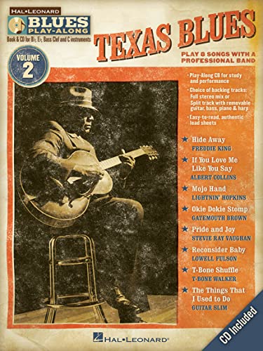 Blues Play-Along Volume 2: Texas Blues: Play-Along, CD für Instrument(e) in b (Blues Play-along, 2, Band 2)