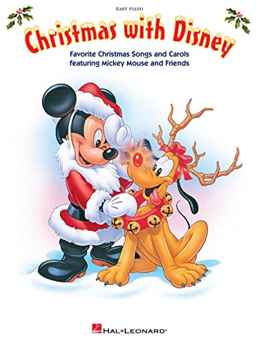 Christmas With Disney -For Easy Piano-: Noten, CD für Klavier: Favorite Christmas Songs and Carols Featuring Mickey Mouse and Friends
