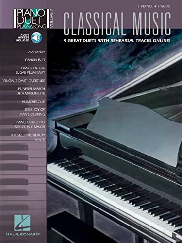 Classical Music: Noten, CD für Klavier, Klavier (2): Piano Duet Play Along: Piano Duet Play-Along Volume 7