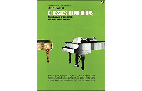 Classics To Moderns Early Advanced Pf: Music for Millions Series (Music for Millions Series Vol 47)