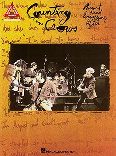 Counting Crows August & Everything After Guitar Recorded Version Tab: August and Everything After (Guitar Recorded Versions)