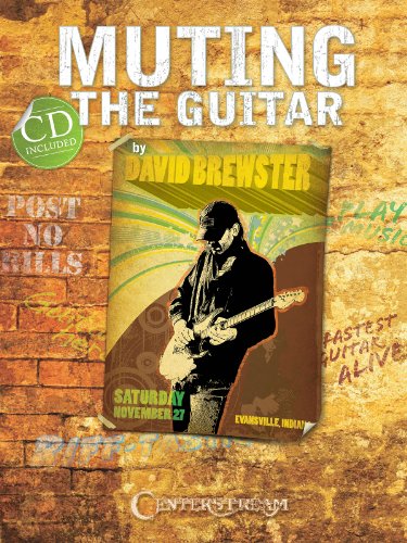 David Brewster Muting The Guitar Tab Book/Cd von Centerstream Publications