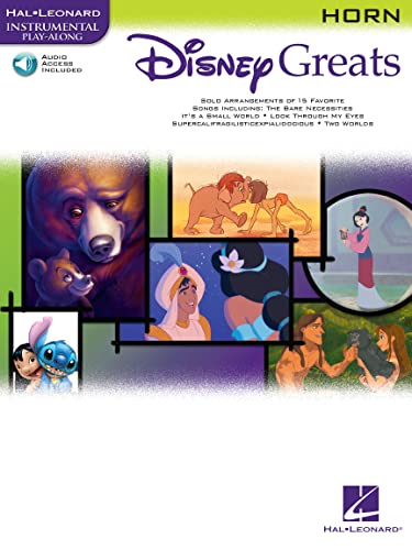 Disney Greats Horn Book/Cd Playalong: Noten, CD für Horn (Disney Greats S): For Horn Instrumental Play-Along Pack von HAL LEONARD