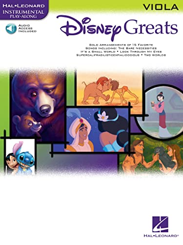 Disney Greats Viola Book/Cd Playalong: Noten, CD für Viola (Disney Greats S): For Viola Instrumental Play-Along Pack
