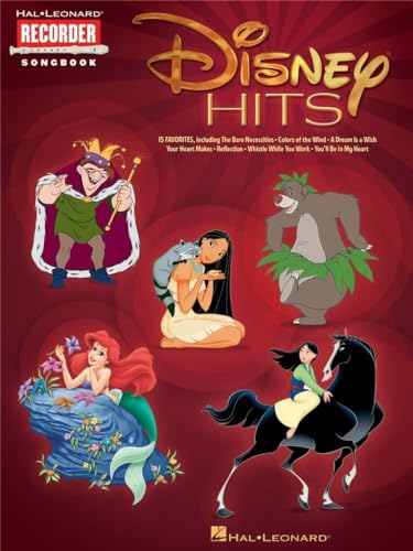 Disney Hits For Recorder: Noten, Sammelband für Blockflöte (Hal Leonard Recorder Songbooks): Recorder Songbook - 15 Favorites